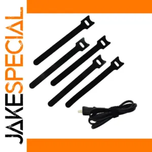 Reusable Black Nylon Cable Ties 150mm x 12mm (100 Pack)