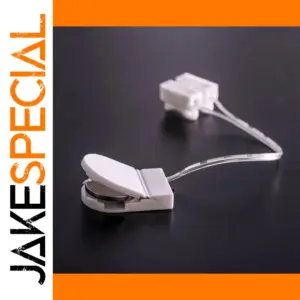 White CR2032 Battery Storage Box with Switch