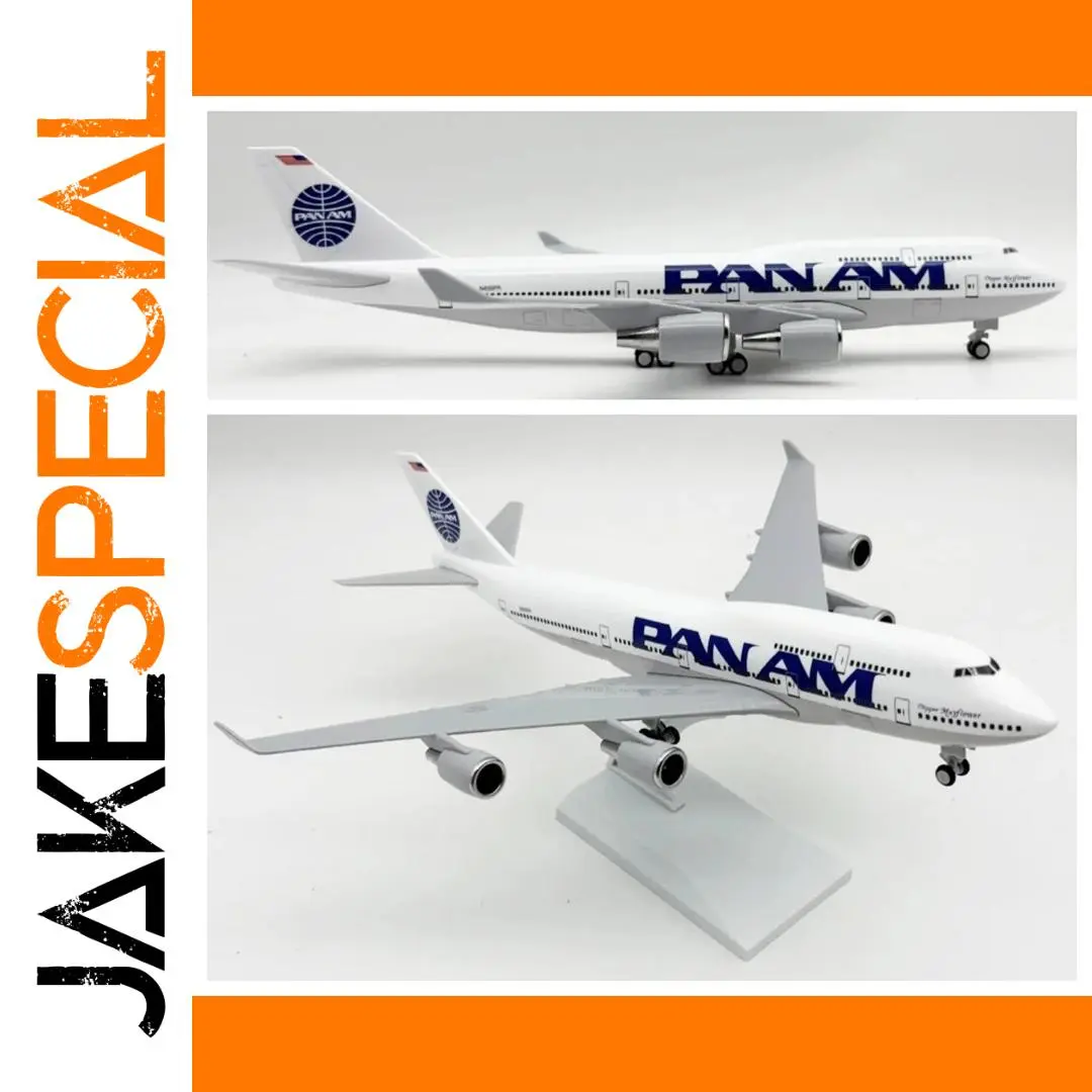Pan Am B747 Diecast Model 30cm Replica 1 Pan Am B747 Diecast Model 30cm Replica