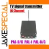 16-Channel UHF TV Wireless Transmitter