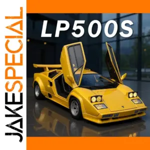 Yellow Supercar Model 1:24 Scale with Sound