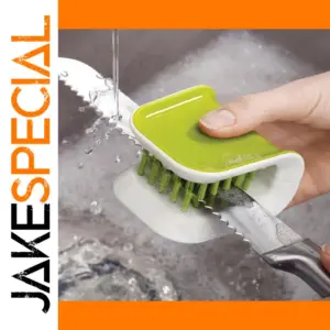 Vibrant Green U-Shaped Household Cleaning Brush