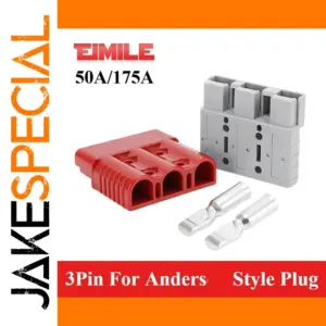 High-Current Anderson Connector for Solar and Vehicles