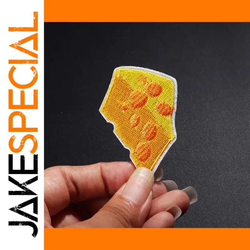 Discover the Playful Charm of the Embroidered Cheese Patch for DIY Projects 1 28ec2f4ae50140baba83077c product image
