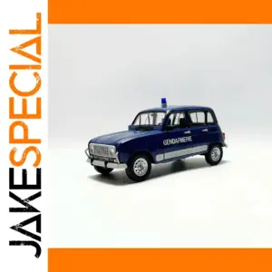 Vintage Renault 4L Police Car Model 1:18 Scale