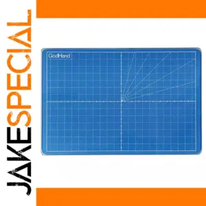 Blue Tempered Glass Crafting Mat with Measurement Grid
