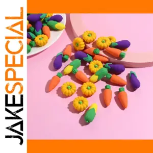 Colorful Vegetable Eraser Set for Kids