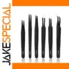 Precision Electronics Tweezers Set with Six Tips