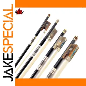 Elegant Black Carbon Fiber Violin Bow 28 5/8"