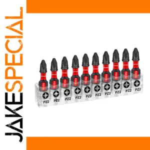 PZ2 Impact Screwdriver Bit Set with Magnetic Tips