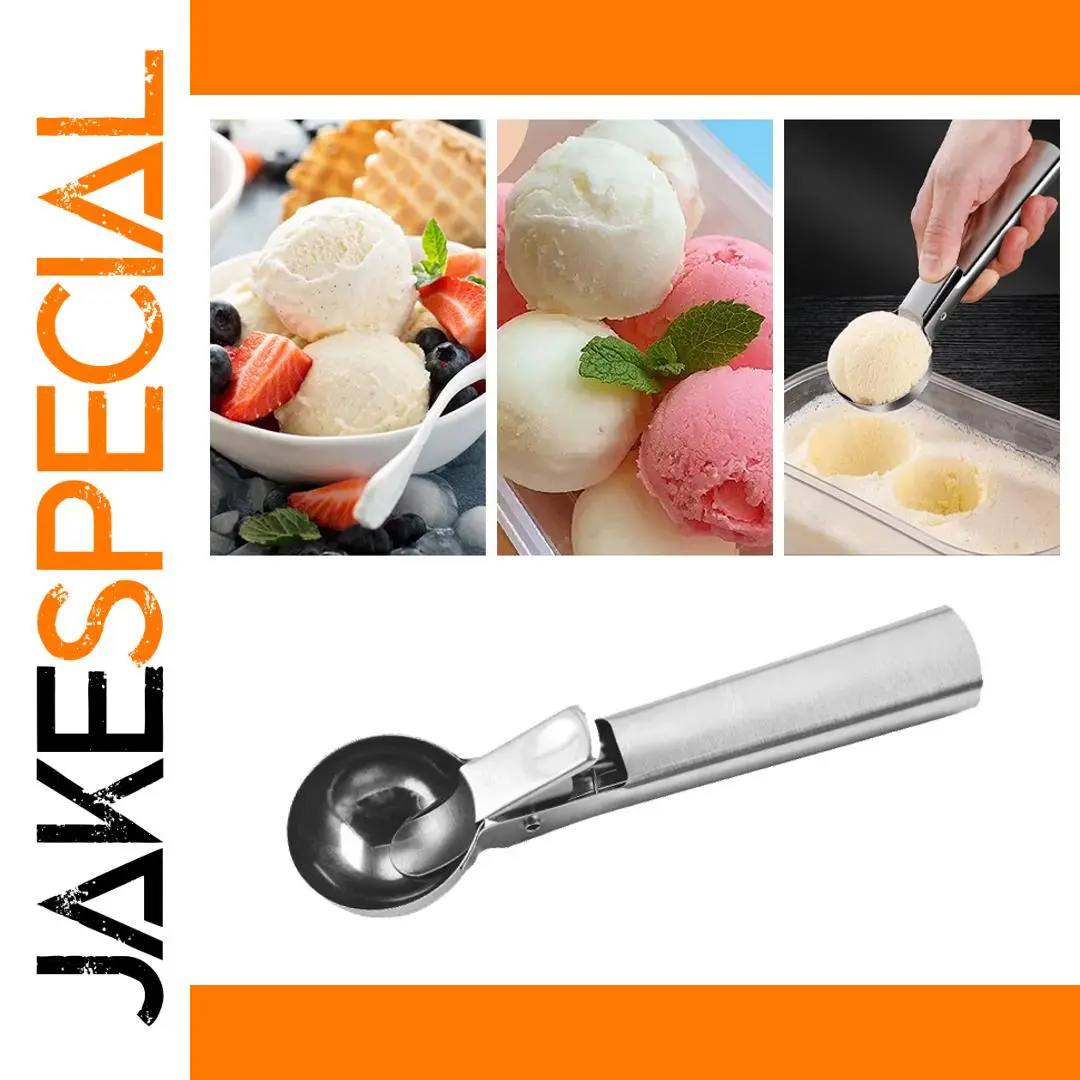 Stainless Steel Ice Cream Scoop 5cm Bowl 1 Stainless Steel Ice Cream Scoop 5cm Bowl