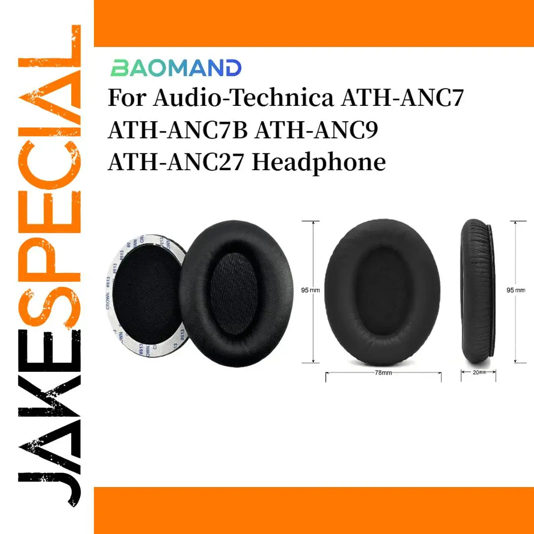 Audio-Technica ATH-ANC7/9/27 Replacement Ear Pads 1 Audio-Technica ATH-ANC7/9/27 Replacement Ear Pads
