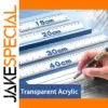 Transparent Plastic Ruler Model H269 in 15cm-30cm