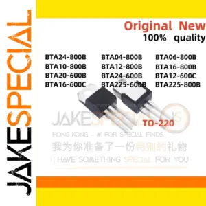 Set of 10 High-Voltage TRIACs for Power Switching