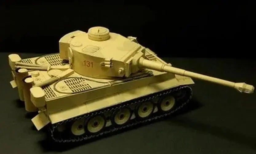 White Tiger Tank Paper Model for Hobbyists 7 White Tiger Tank Paper Model for Hobbyists - Image 7