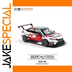 White Civic Type R FL5 1:64 Scale Diecast Model