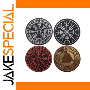 Norse Viking Embroidery Patch 8cm x 8cm