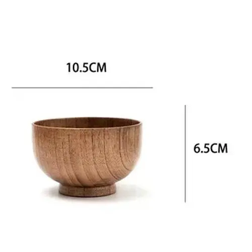 Japanese-Style Wooden Bowls Collection 9 Japanese-Style Wooden Bowls Collection - Image 9