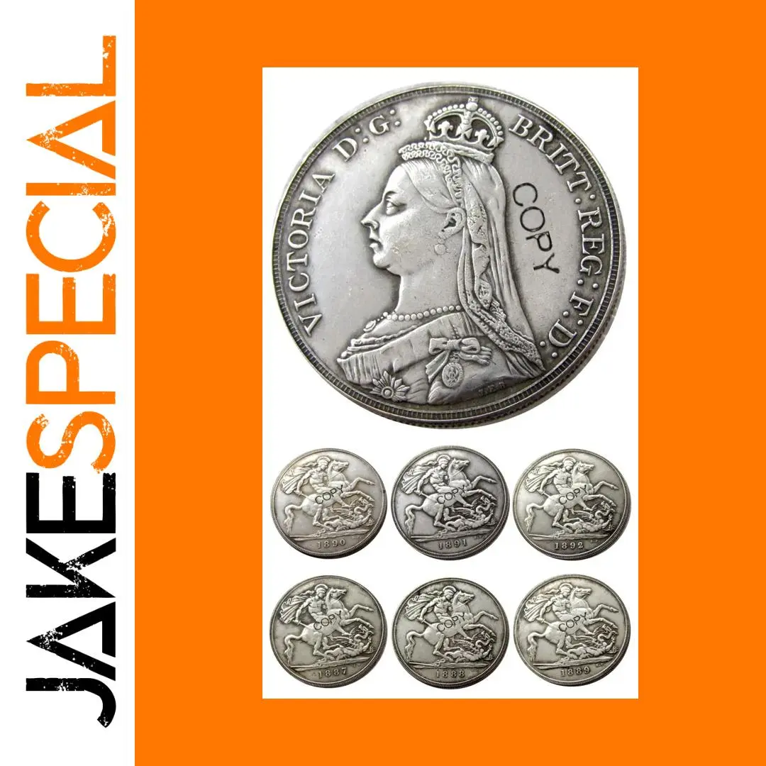 Vintage Queen Victoria Coin Set 1887-1892 1 Vintage Queen Victoria Coin Set 1887-1892