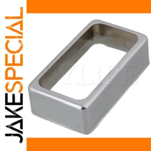 Chrome Humbucker Pickup Cover for Guitars