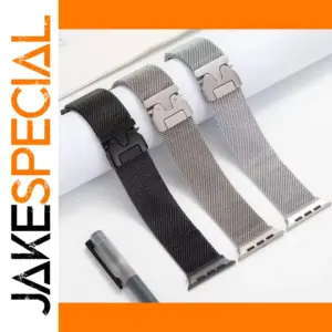 Titanium Milanese Loop for Apple Watch Series 3-Ultra 2