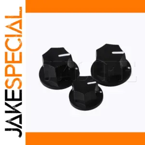 Vintage Style Bass Guitar Knob Set for 6mm Split Shaft