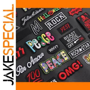 Vibrant Iron-On Patches for Clothing and Bags