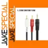 Durable 3.5mm to RCA Extension Cable