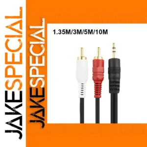 Durable 3.5mm to RCA Extension Cable