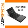 LesDa Black Foldable Bluetooth Keyboard