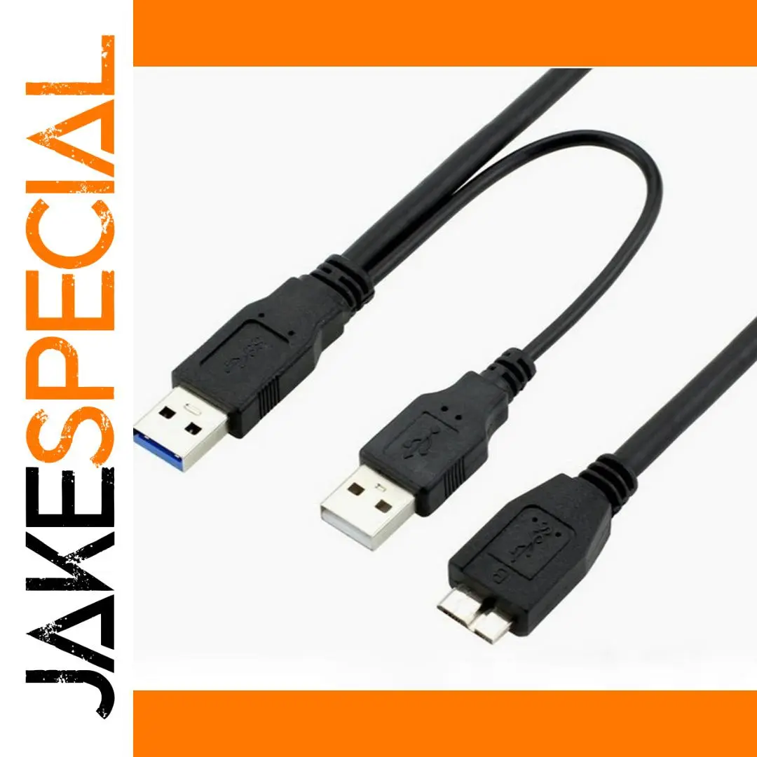 USB 3.0 Hard Drive Power & Data Cable 50cm 1 USB 3.0 Hard Drive Power & Data Cable 50cm