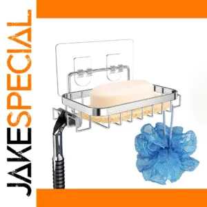 Modern Stainless Steel Wall-Mounted Soap Holder