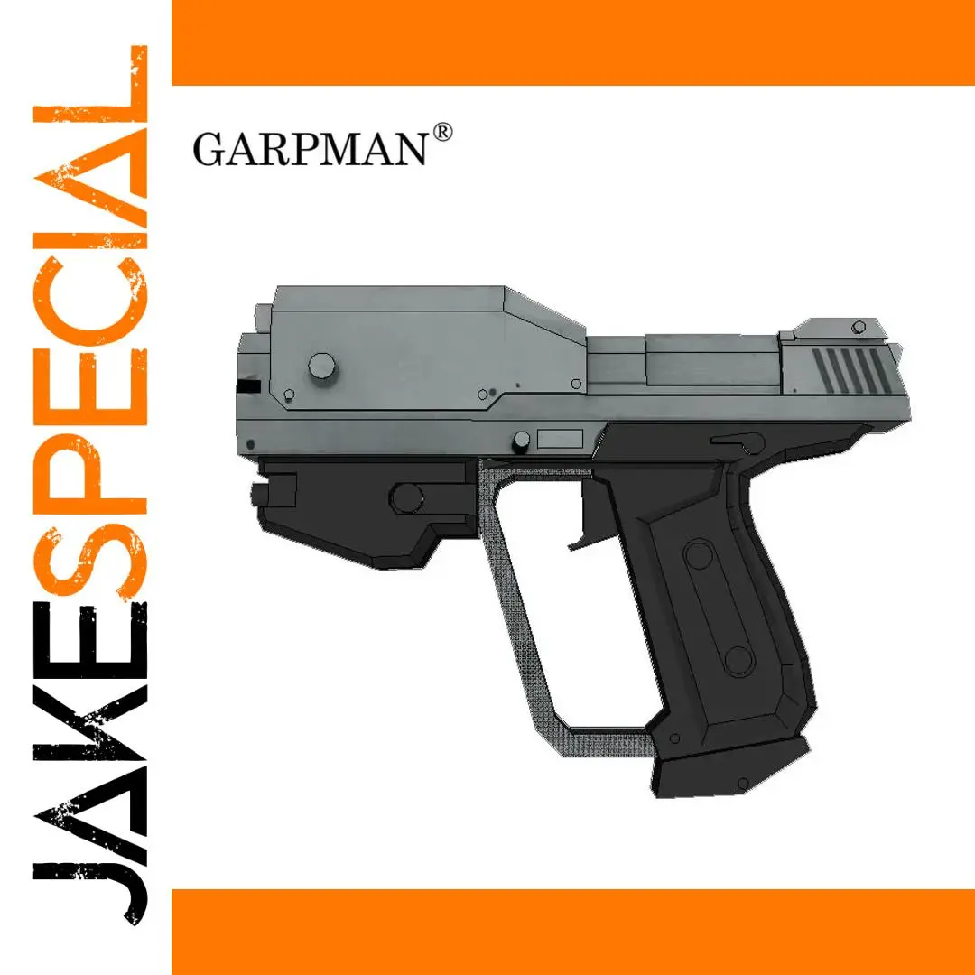 Realistic 1:1 Scale Paper Pistol Model 1 Realistic 1:1 Scale Paper Pistol Model