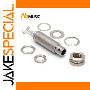 Metal Guitar Endpin Jack Kit for Electric Instruments