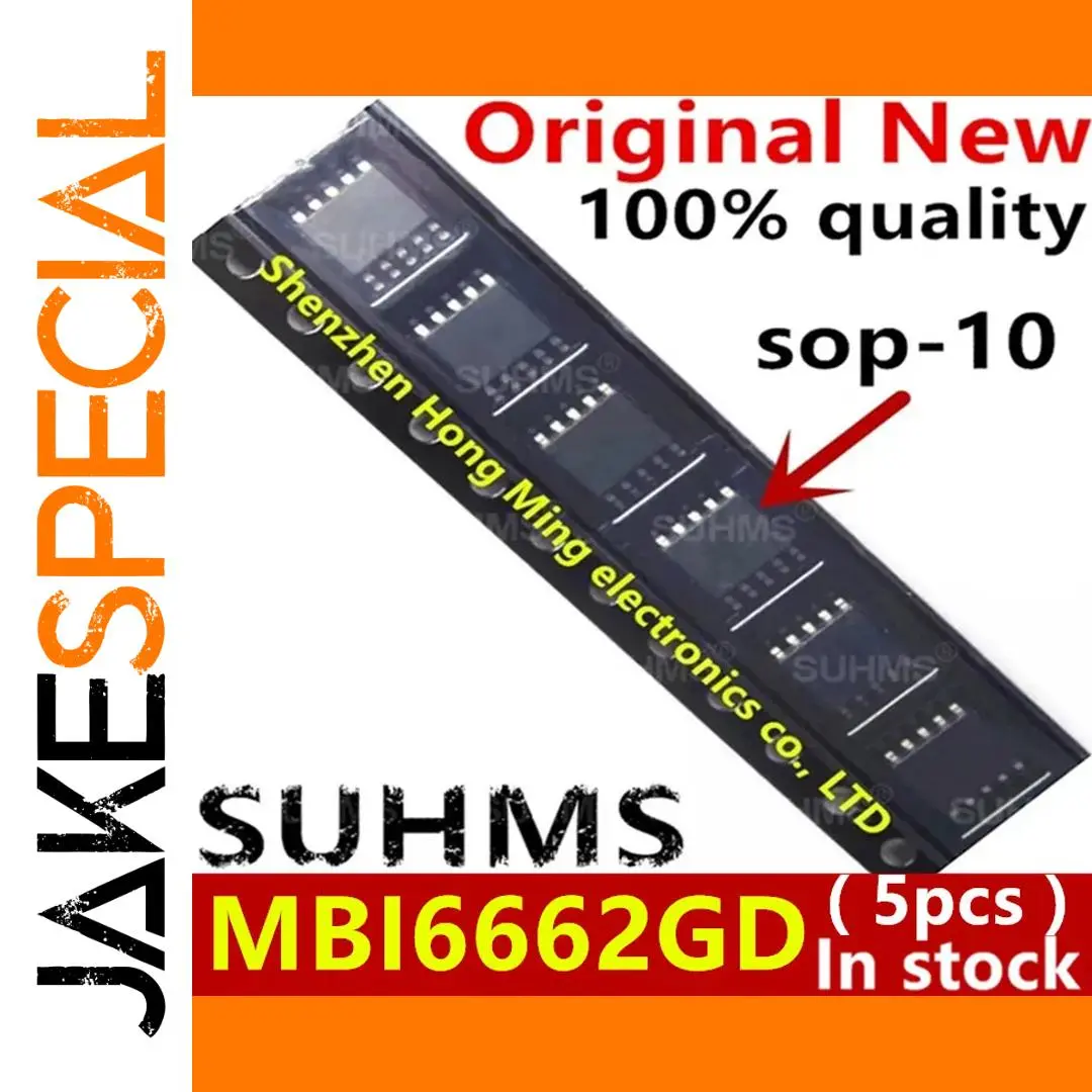 Set of Five MB16662GD Drive ICs in SOP-10 1 Set of Five MB16662GD Drive ICs in SOP-10