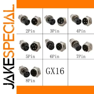 GX16 Circular Aviation Connector Plug and Socket