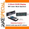 3.12-Inch OLED WiFi Clock with Spectrum