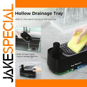 Dual Stainless Steel Soap Dispenser for Kitchen