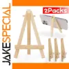 Natural Wooden Display Easel for Small Items