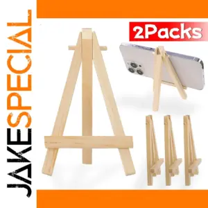 Natural Wooden Display Easel for Small Items