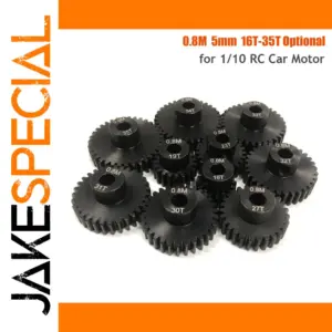 RC 1/10 Flanged Spur Gear 16T-35T Steel