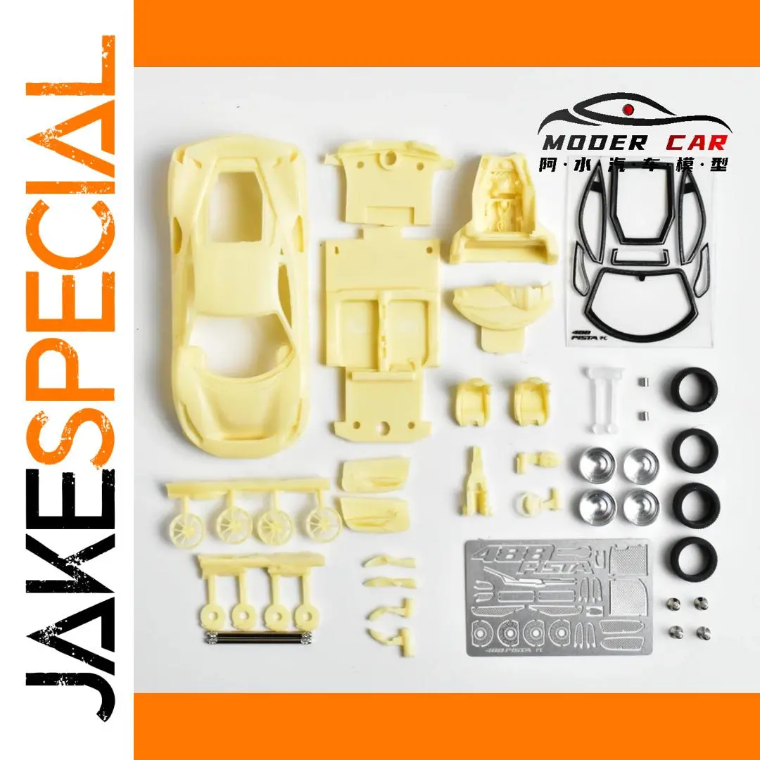 Ferrari 488 Resin Model in Black 1:64 Scale 1 Ferrari 488 Resin Model in Black 1:64 Scale