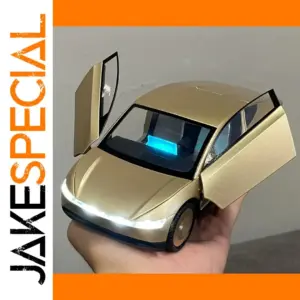 Gold Robotaxi Diecast Model 1:24 Scale