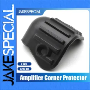 200-Pack Black Corner Protectors for Amplifiers