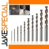 Set of 10 Cobalt Drill Bits 1-6mm for Metal & Wood