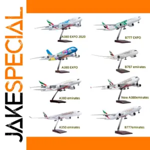 Premium Diecast Aircraft Collection with LED Lights