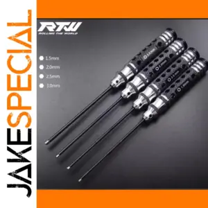 Precision Hex Screwdriver Set (1.5mm–3.0mm)