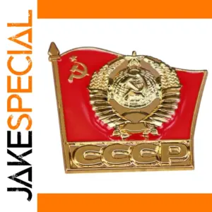 Soviet Red Flag Enamel Pin 3x2.8cm