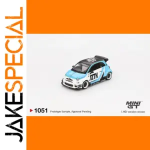 Abarth 595 LB-WORKS 1:64 Diecast Model