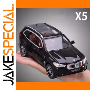 Black BMW X5 Miniature Model with Lights and Sound
